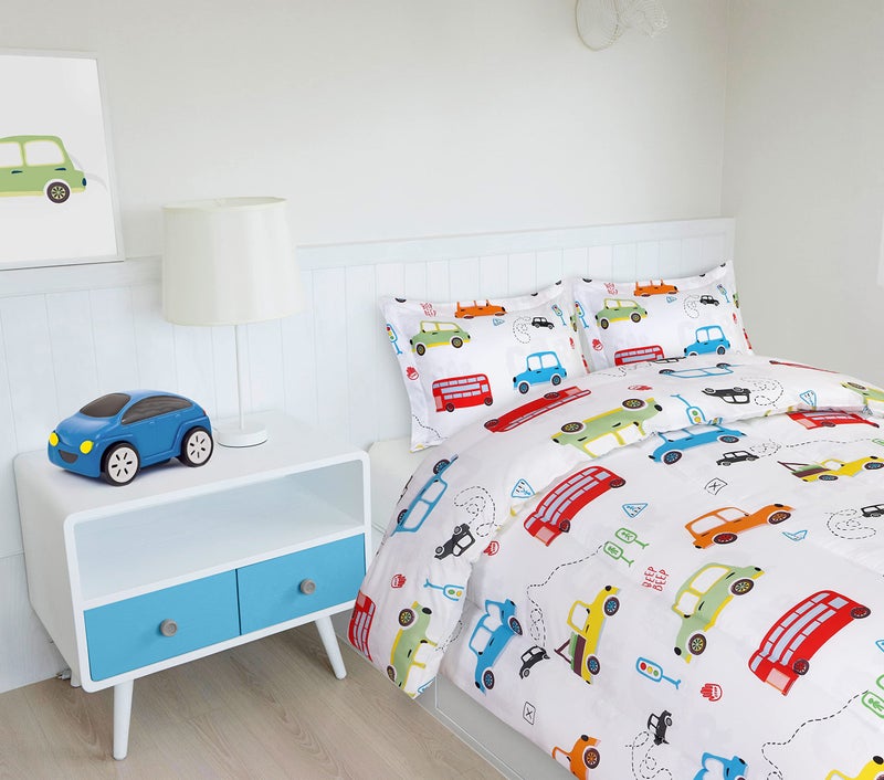 Utopia Bedding All Season Car Comforter Set with 2 Pillow Cases, 3 Piece Soft Brushed Microfiber Kids Bedding Set for Boys/Girls, Machine Washable (Twin) - Image 5